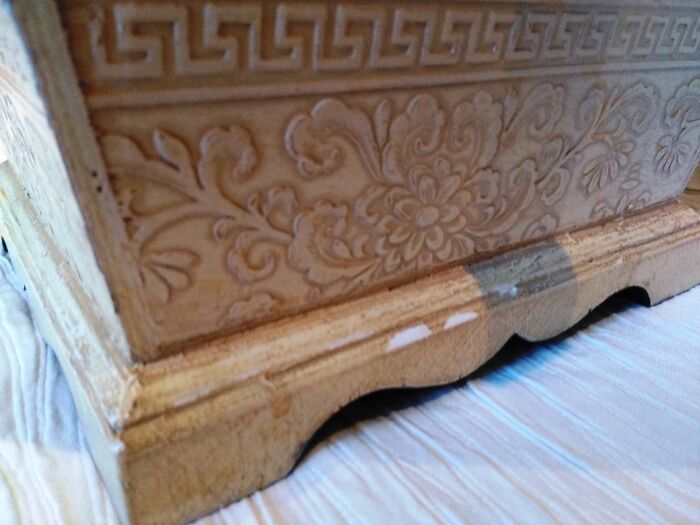 I Upcycled An Old Storage Box With Asian-Themed Art Paper I Upcycled An Old Storage Box With Asian-Themed Art Paper