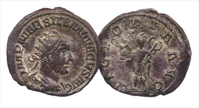 One Of The Two Coins Found Of The Roman Usurper Silbannacus, Who Would've Been Unknown Otherwise