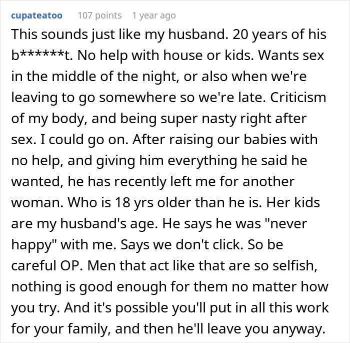 Woman Lists All The Reasons She Doesn't Want To Have Sex With Her Husband After She Catches Him Complaining, And Every Man Needs To Read This Woman Lists All The Reasons She Doesn't Want To Have Sex With Her Husband After She Catches Him Complaining, And Every Man Needs To Read This