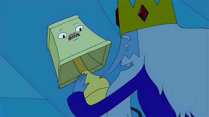 Lamp touched by Ice King