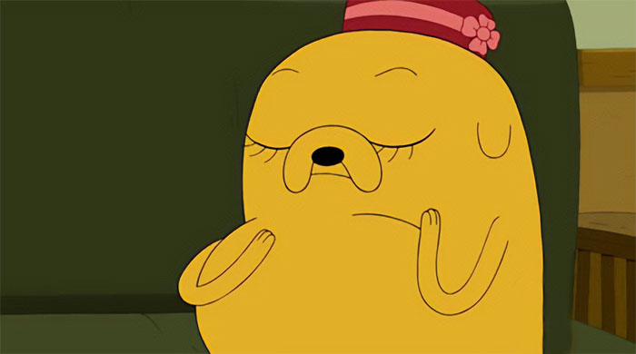 Margaret with eyes closed