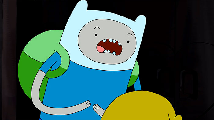 Finn the Human screaming