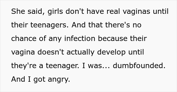 Guy Asks If He’s A Jerk For Getting In A Fight With His MIL About His Daughter Having “Real” Private Parts Guy Asks If He’s A Jerk For Getting In A Fight With His MIL About His Daughter Having “Real” Private Parts