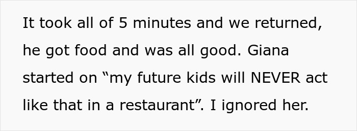 Brother’s Infertile Girlfriend Keeps Making Judgy Comments Regarding This Woman's Parenting, She Can’t Take It Anymore And Snaps Back Brother’s Infertile Girlfriend Keeps Making Judgy Comments Regarding This Woman's Parenting, She Can’t Take It Anymore And Snaps Back