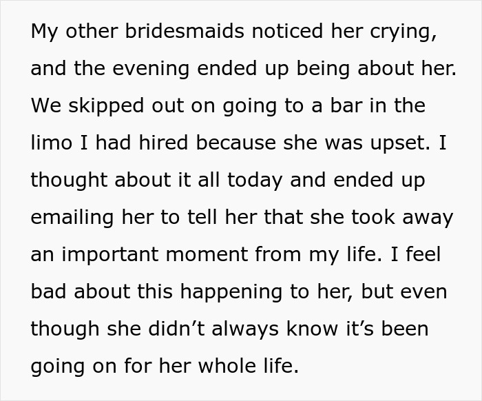 Woman Bursts Into Tears After Revealing Her Diagnosis At Friend's Bachelorette Party, Gets Fired As A Bridesmaid