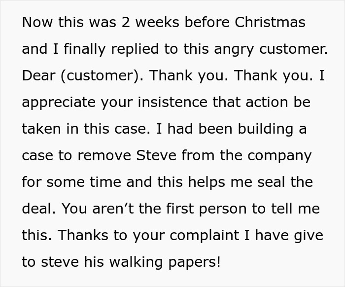 People Are Enjoying This Malicious Compliance Story By A Manager Who Pretended To Fire An Employee To Teach A Rude Customer A Lesson
