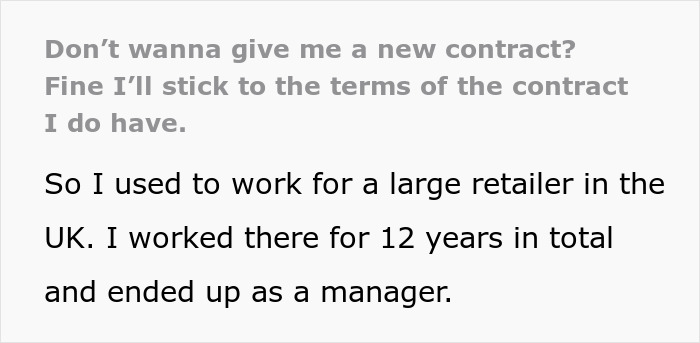 Guy Shares A Story About Taking Advantage Of Management's Ineptitude Regarding His New Contract