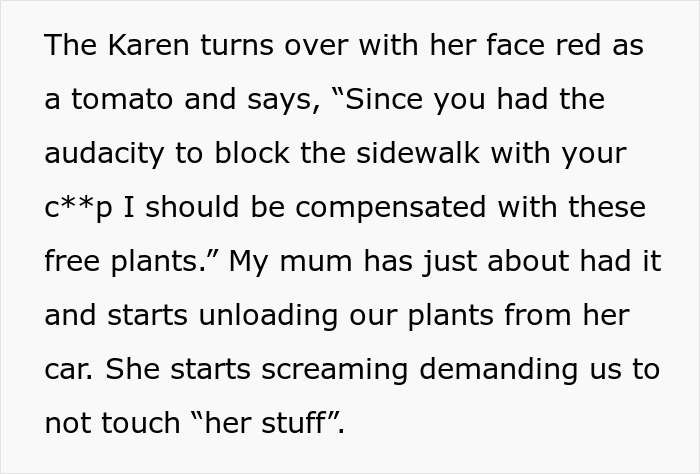 “Karen’s Face Turned From Red To White”: Woman Takes Plants From A Shop, Spots Police Car And Disappears From The Store Within Seconds “Karen’s Face Turned From Red To White”: Woman Takes Plants From A Shop, Spots Police Car And Disappears From The Store Within Seconds