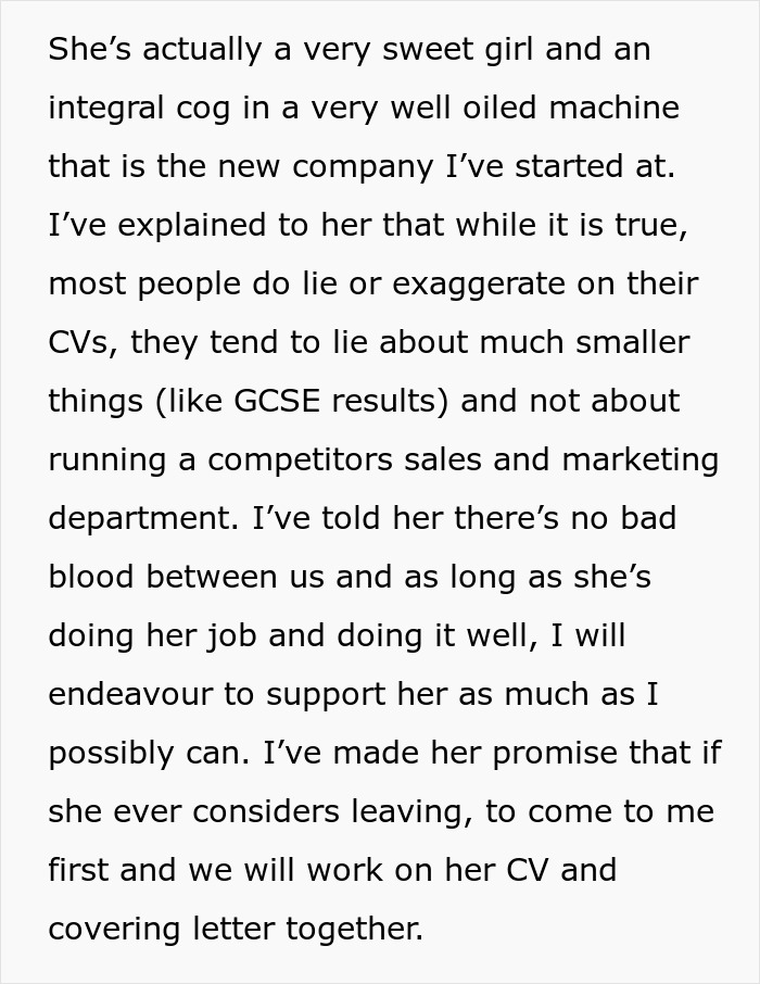 Person Rejects Job Candidate After Catching Her Lying About Her Experience, Meets Her At A Different Company As Her Boss Years Later Person Rejects Job Candidate After Catching Her Lying About Her Experience, Meets Her At A Different Company As Her Boss Years Later