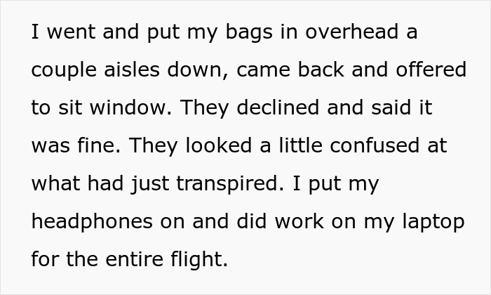 "My Stance Was About Etiquette And Principle": Man Stands His Ground During A Conflict Over Plane Seat With A Passenger Couple