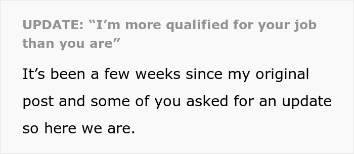 Person Rejects Job Candidate After Catching Her Lying About Her Experience, Meets Her At A Different Company As Her Boss Years Later Person Rejects Job Candidate After Catching Her Lying About Her Experience, Meets Her At A Different Company As Her Boss Years Later