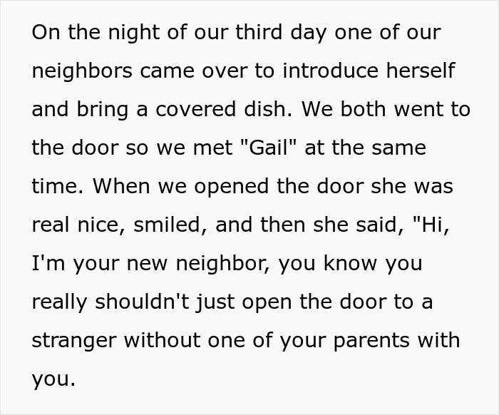"Are Your Parents Home, I'd Like To Say Hi": Neighbor Assumes New Couple Are Kids, Starts Treating Them Like It