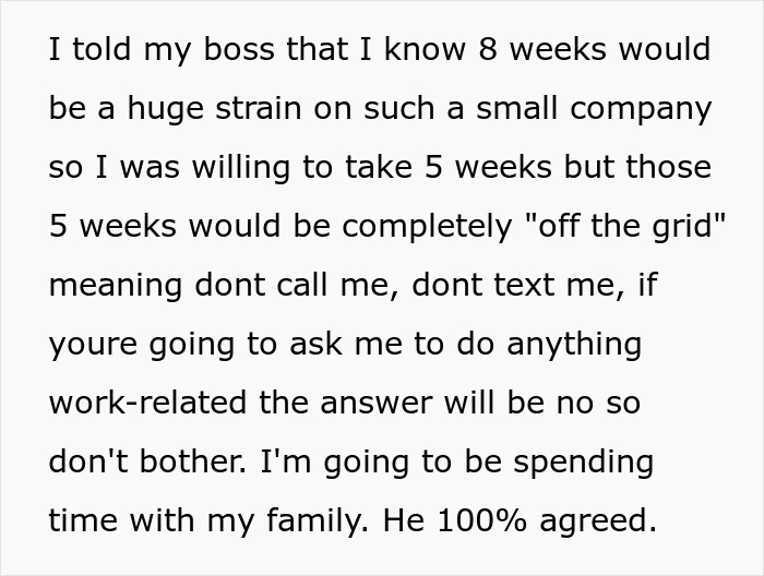 Man Asks For 5 Weeks Off To Welcome Newborn Baby, Boss Calls Him On The First Day, Asking Him To Work, Drama Ensues