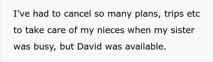 Woman Tells Sister Her Husband Needs To Step Up With His Parenting Since She Won't Be Watching Their Kids Anymore, She Finds It Outrageous Woman Tells Sister Her Husband Needs To Step Up With His Parenting Since She Won't Be Watching Their Kids Anymore, She Finds It Outrageous