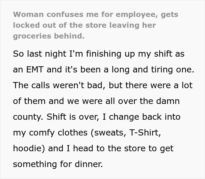 Customer Gets Followed Outside By Screaming 'Karen' Who Can't Comprehend They're Not Staff, The Manager Closes The Store Customer Gets Followed Outside By Screaming 'Karen' Who Can't Comprehend They're Not Staff, The Manager Closes The Store
