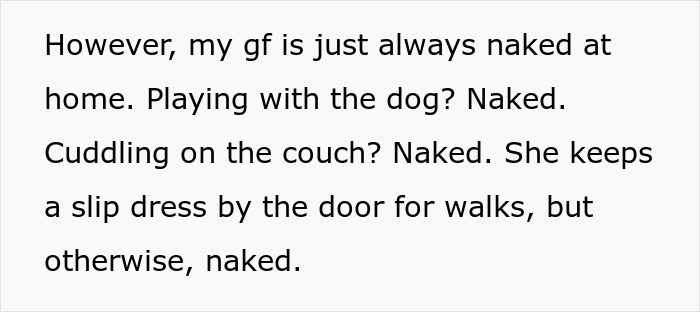 “[Am I The Jerk] For Being Uncomfortable With My GF Being Naked Around Her Dog?”