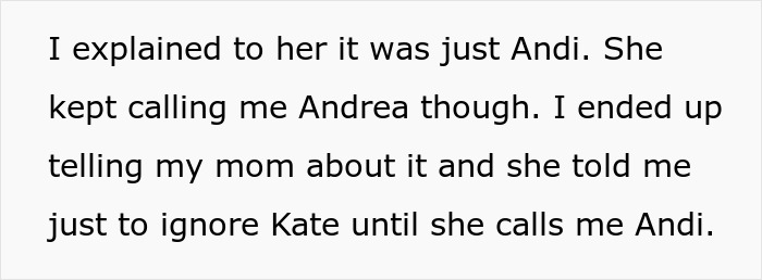 Teen Is Sick And Tired Of Future Stepmom Who Kept Addressing Her Wrongly, Makes Her A Laughingstock At Family Dinner Teen Is Sick And Tired Of Future Stepmom Who Kept Addressing Her Wrongly, Makes Her A Laughingstock At Family Dinner
