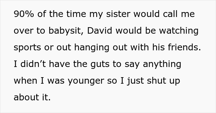 Woman Tells Sister Her Husband Needs To Step Up With His Parenting Since She Won't Be Watching Their Kids Anymore, She Finds It Outrageous Woman Tells Sister Her Husband Needs To Step Up With His Parenting Since She Won't Be Watching Their Kids Anymore, She Finds It Outrageous
