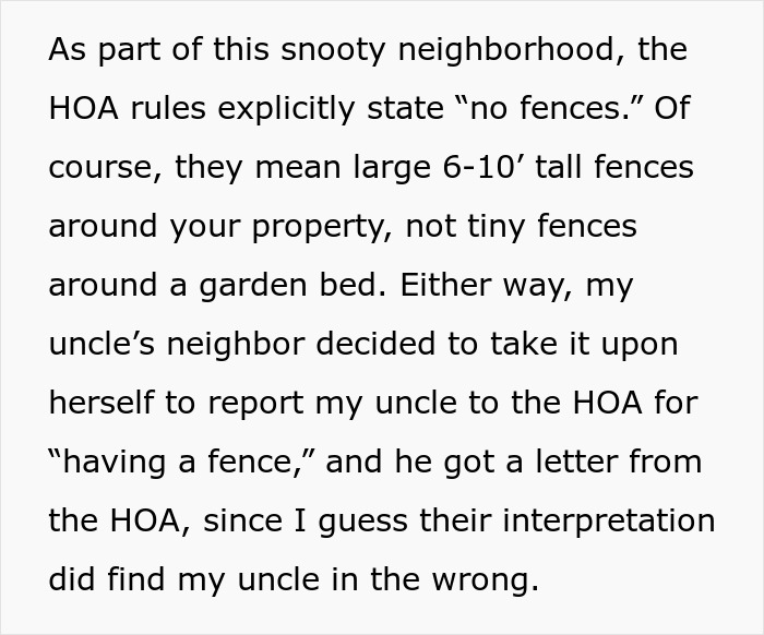 “Don’t Mess With My Uncle”: Woman Shares How Her Uncle Dealt With A Karen Neighbor And The HOA