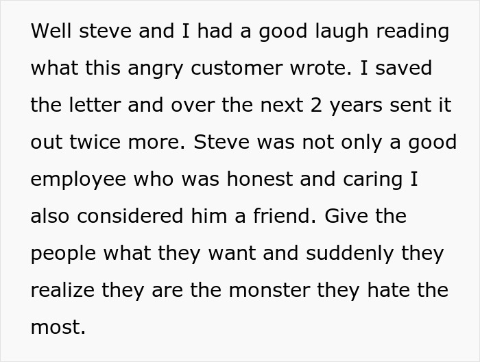 People Are Enjoying This Malicious Compliance Story By A Manager Who Pretended To Fire An Employee To Teach A Rude Customer A Lesson