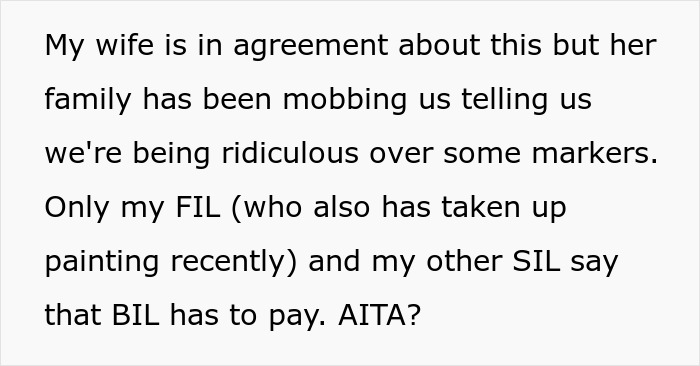 Brother-In-Law’s Kids Ruin $375 Worth Of Art Supplies, He Refuses To Take The Blame, So He Gets Sued Brother-In-Law’s Kids Ruin $375 Worth Of Art Supplies, He Refuses To Take The Blame, So He Gets Sued