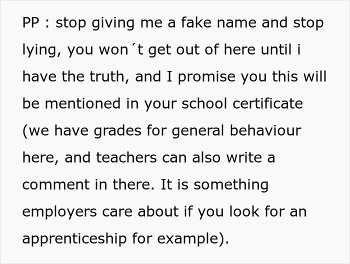 Principal Doesn't Believe 12 Y.O. Who Says She Doesn't Go To His School, Gets Police Called On Him And Loses His Career Principal Doesn't Believe 12 Y.O. Who Says She Doesn't Go To His School, Gets Police Called On Him And Loses His Career