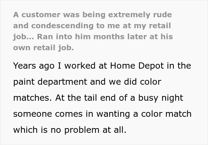 Customer Is Very Rude And Condescending To This Employee, They Get The Best Revenge When They See Them At Their Retail Job Customer Is Very Rude And Condescending To This Employee, They Get The Best Revenge When They See Them At Their Retail Job