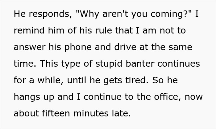 Boss Confiscates Employee’s Company Cell Phone Because He Doesn’t ‘Deserve’ It, Gets Angry When His Employee Ignores His Calls Boss Confiscates Employee’s Company Cell Phone Because He Doesn’t ‘Deserve’ It, Gets Angry When His Employee Ignores His Calls