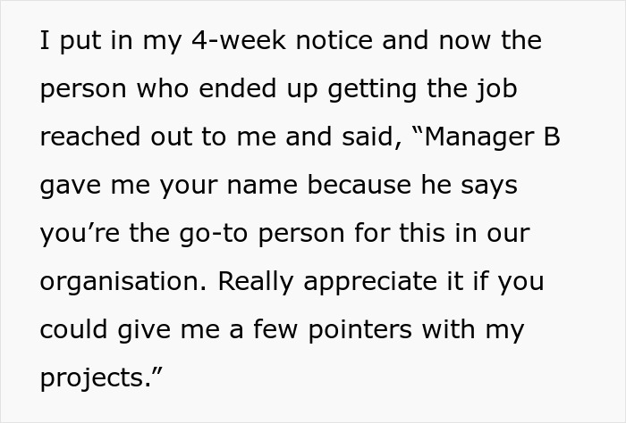"The Guy Who Got The Job I Wanted Reached Out To Me For Help With His Job" "The Guy Who Got The Job I Wanted Reached Out To Me For Help With His Job"