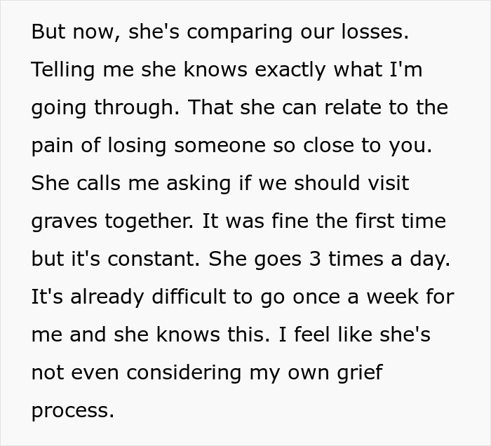 “A Dog Is Not The Same As A Husband”: Woman Loses Patience With Her Sister For Nonstop Comparisons Of Their Losses “A Dog Is Not The Same As A Husband”: Woman Loses Patience With Her Sister For Nonstop Comparisons Of Their Losses