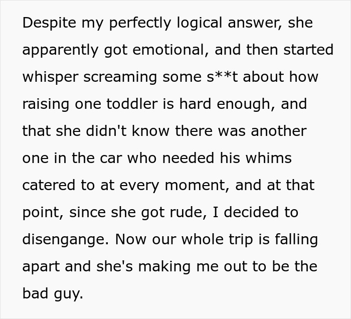 Inconsiderate Husband Wakes Up Wife After Her Tiring Drive To Amuse Him During His Driving Shift, Asks If He Was Wrong To Do So