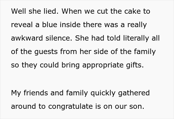 Woman Forces DIL To Tell Her The Gender Of Her Baby Even Though She Doesn't Know It, Just To Tell Everyone And Embarrass Herself At The Gender Reveal Woman Forces DIL To Tell Her The Gender Of Her Baby Even Though She Doesn't Know It, Just To Tell Everyone And Embarrass Herself At The Gender Reveal