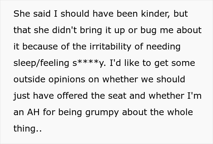 Exhausted Passenger Is Upset About Having To Give Up Their Middle Seat To A Mother Traveling With A Baby Exhausted Passenger Is Upset About Having To Give Up Their Middle Seat To A Mother Traveling With A Baby