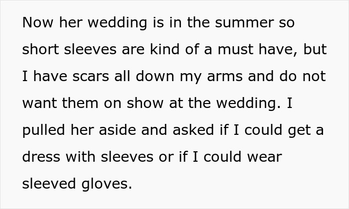 Family Drama Ensues As This Woman Decides Not To Attend Her Sister’s Wedding, Not Willing To Comply With The Strict Dress Code She Dislikes Family Drama Ensues As This Woman Decides Not To Attend Her Sister’s Wedding, Not Willing To Comply With The Strict Dress Code She Dislikes