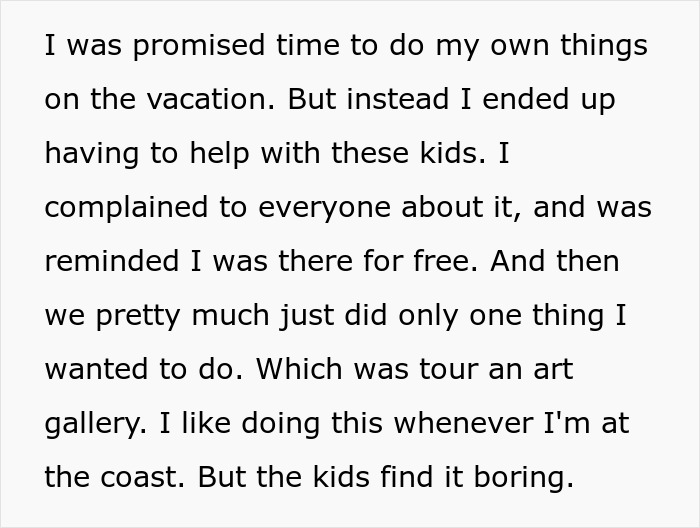 Family Tries Guilt-Tripping A Guy Into Babysitting His 3 Nephews On Vacation, He Refuses And Drama Ensues Family Tries Guilt-Tripping A Guy Into Babysitting His 3 Nephews On Vacation, He Refuses And Drama Ensues