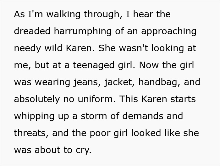 Karen Is Put In Her Place After Mistaking A Random Teenager For An Employee By A Legend Of A Man In A Suit Pretending To Fire The Teen Karen Is Put In Her Place After Mistaking A Random Teenager For An Employee By A Legend Of A Man In A Suit Pretending To Fire The Teen