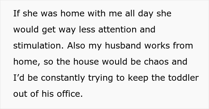 "I Don't Feel Guilty About It": Mom Is Expected To Pull Toddler Out Of Daycare While On Maternity Leave, But She's Having None Of It "I Don't Feel Guilty About It": Mom Is Expected To Pull Toddler Out Of Daycare While On Maternity Leave, But She's Having None Of It