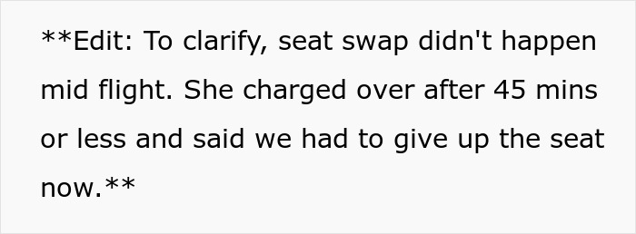 Exhausted Passenger Is Upset About Having To Give Up Their Middle Seat To A Mother Traveling With A Baby Exhausted Passenger Is Upset About Having To Give Up Their Middle Seat To A Mother Traveling With A Baby