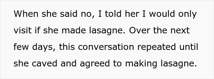 “You Want Lasagne? Okay”: Mom Maliciously Complies, Daughter Doesn’t Eat Her Favorite Dish For 2 Years After That “You Want Lasagne? Okay”: Mom Maliciously Complies, Daughter Doesn’t Eat Her Favorite Dish For 2 Years After That