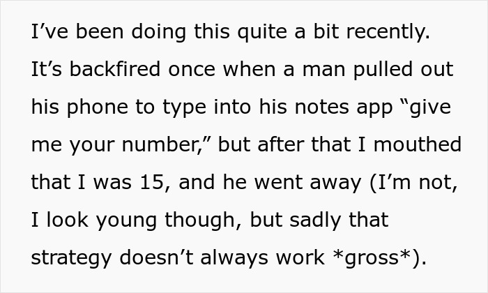 Woman Figures Out A Near Foolproof Way Of Keeping Men Away, Wonders If It’s Unethical