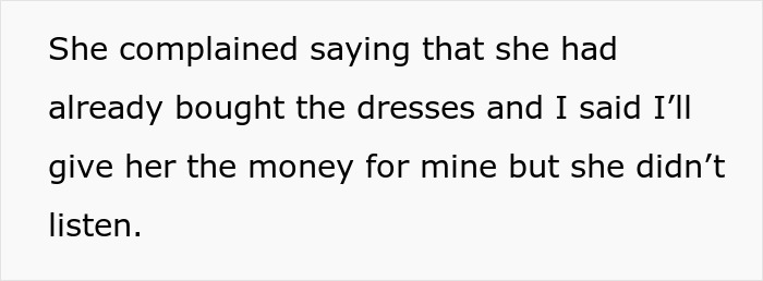 Family Drama Ensues As This Woman Decides Not To Attend Her Sister’s Wedding, Not Willing To Comply With The Strict Dress Code She Dislikes Family Drama Ensues As This Woman Decides Not To Attend Her Sister’s Wedding, Not Willing To Comply With The Strict Dress Code She Dislikes