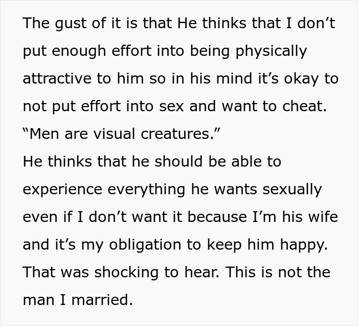 Woman Lists All The Reasons She Doesn't Want To Have Sex With Her Husband After She Catches Him Complaining, And Every Man Needs To Read This Woman Lists All The Reasons She Doesn't Want To Have Sex With Her Husband After She Catches Him Complaining, And Every Man Needs To Read This