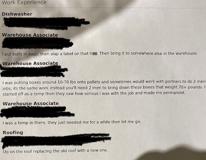 Wife’s Employer Received This Resume For A Position. He Got An Interview Because The Manager Couldn’t Stop Laughing