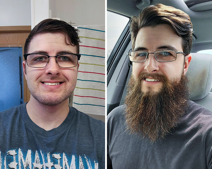 Just Let It Grow. 1 Year Ago vs. Today