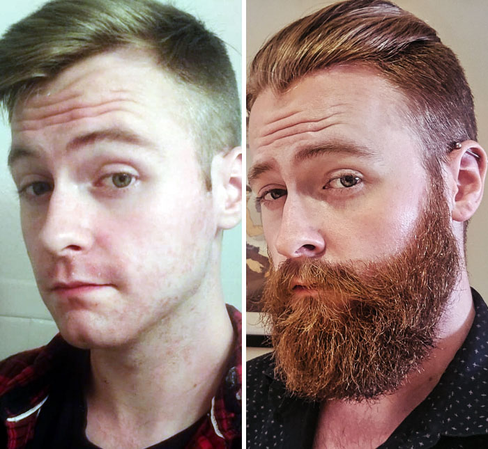 Sin barba vs. con barba