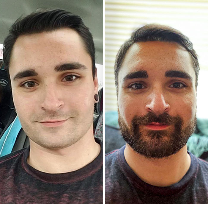 Tengo 26 años y es la primera vez que me dejo barba