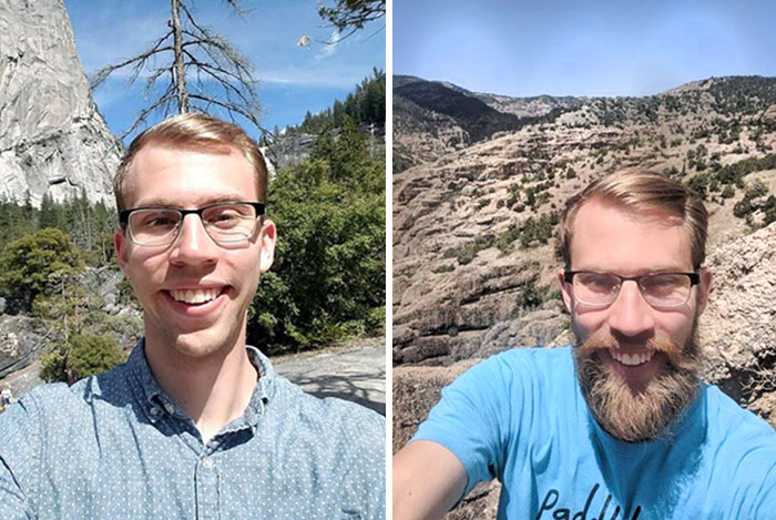 Before And After. Google Photos Made Me A "Progress Pictures"