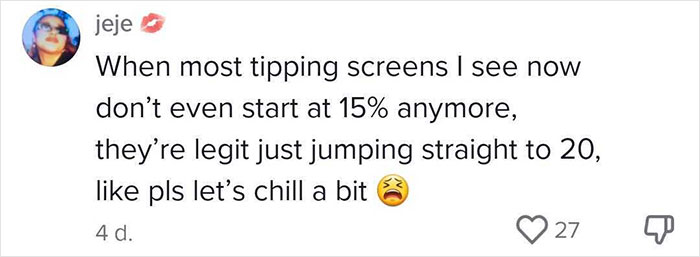 Ben & Jerry’s Cashier Throws A Scene After Woman Refuses To Leave Them A Tip, Gets Reality Checked By The Internet Ben & Jerry’s Cashier Throws A Scene After Woman Refuses To Leave Them A Tip, Gets Reality Checked By The Internet