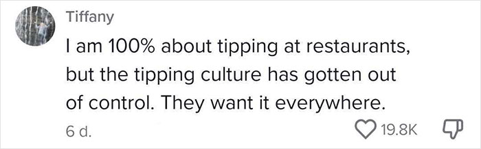 Ben & Jerry’s Cashier Throws A Scene After Woman Refuses To Leave Them A Tip, Gets Reality Checked By The Internet Ben & Jerry’s Cashier Throws A Scene After Woman Refuses To Leave Them A Tip, Gets Reality Checked By The Internet