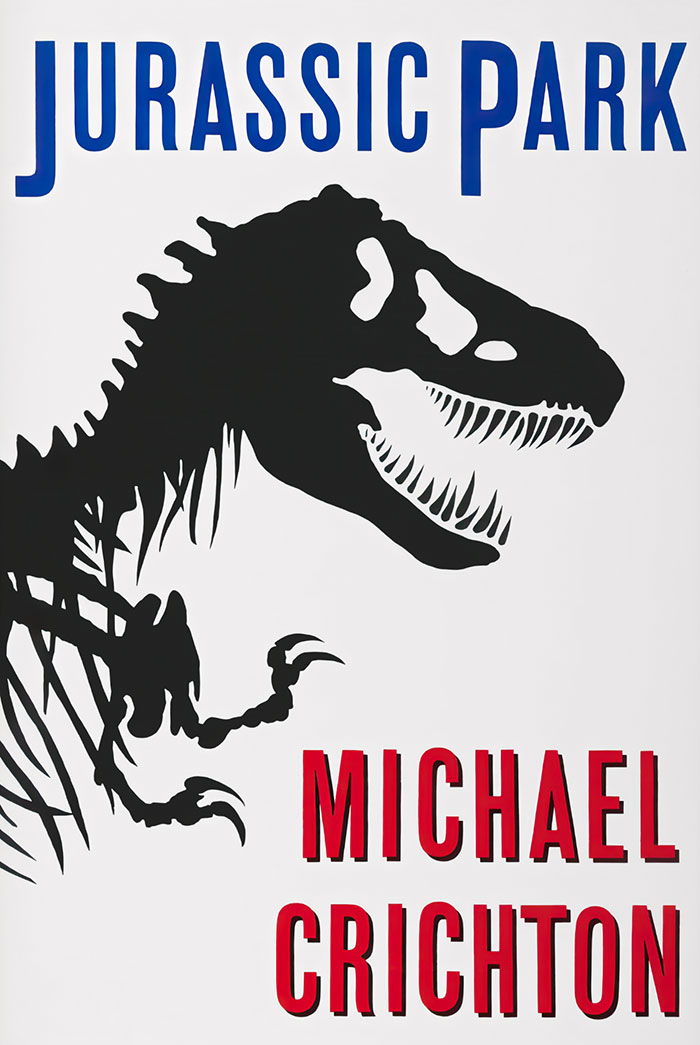 Jurassic Park book cover 